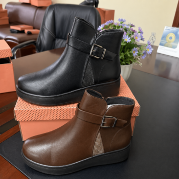 Elegant Buckle Ankle Boots